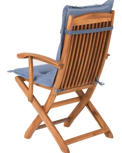 Sedia da giardino MAUI Legno d'acacia Blu