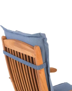 Sedia da giardino MAUI Legno d'acacia Blu