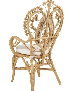 Sedia Peacock CARRARA Rattan Naturale