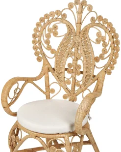 Sedia Peacock CARRARA Rattan Naturale