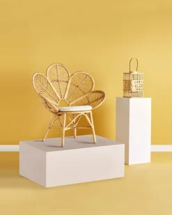 Sedia Peacock FLORENTINE Rattan Naturale