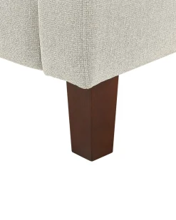 Sedia reclinabile EGERSUND Poggiapiedi a scomparsa Tessuto Beige chiaro