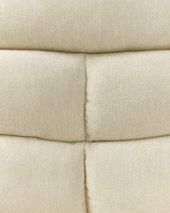 Sedia reclinabile elettrica ARES Poggiapiedi a scomparsa Tessuto Beige chiaro