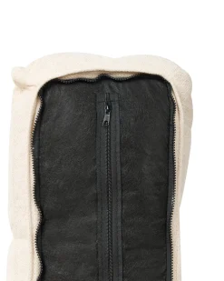 Sedia reclinabile elettrica ARES Poggiapiedi a scomparsa Tessuto Beige chiaro