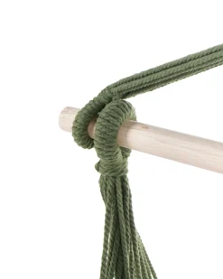 Sedia sospesa da fissare al soffitto BONEA Cotone Verde