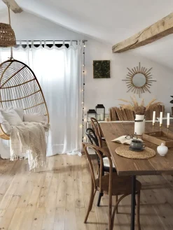 Sedia sospesa da fissare al soffitto CASOLI Rattan sintetico (PE) Naturale