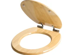 Sedile per WC CUAREIM Soft Close Bambù Marrone chiaro