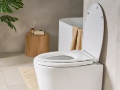 Sedile per WC FAGNANO Soft Close 2 in 1 Duroplastica Bianco
