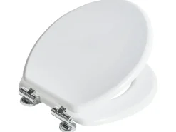 Sedile per WC MAZARUNI Soft Close Fibra a media densità (MDF) Bianco