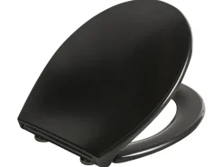 Sedile per WC PAPURI Soft Close Duroplastica Nero