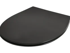 Sedile per WC PUTUMAYO Sottile Soft Close Duroplastica Nero