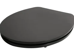 Sedile per WC INIRIDA Soft Close Fibra a media densità (MDF) Nero