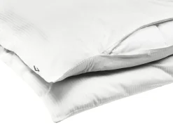 Set Copripiumino AVONDALE Raso di Cotone 155 x 220 cm Bianco