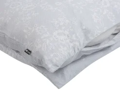 Set Copripiumino MORNINGSIDE Raso di Cotone 135 x 200 cm Grigio