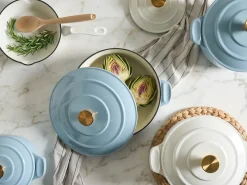 Set da 7 pezzi in ghisa FERRANO Azzurro Blu