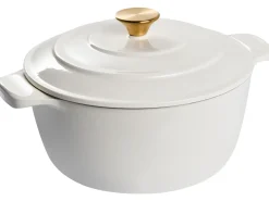 Set da 7 pezzi in ghisa FERRANO Bianco sporco Bianco