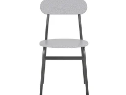 Set da pranzo VELDEN Grigio chiaro 4 posti