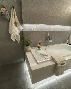 Set di 11 asciugamani AREORA Cotone Bianco