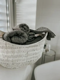 Set di 11 asciugamani ATAI Cotone Grigio