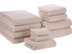 Set di 11 asciugamani ATAI Cotone Rosa