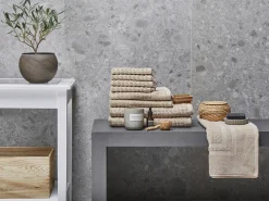 Set di 9 asciugamani ATAI Cotone Beige