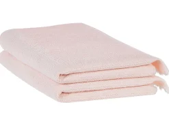 Set di 2 asciugamani ATIU Tessuto a spugna Rosa pastello