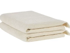 Set di 2 asciugamani ATIU Tessuto a spugna Beige