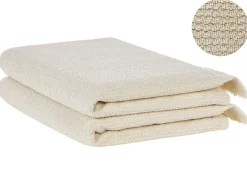 Set di 2 asciugamani ATIU Tessuto a spugna Beige