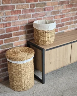Set di 2 cestini DANANG Vimini Naturale 31/61 L