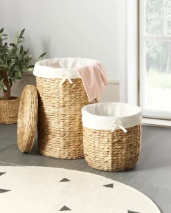 Set di 2 cestini DANANG Vimini Naturale 31/61 L