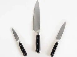 Set di 3 coltelli IKEDA Nero