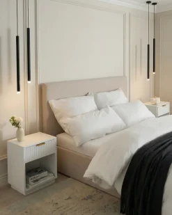 Set di 2 comodini SUMMERVILLE Bianco
