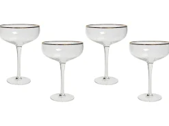 Set di 4 coppe da champagne TOPAZ 450 ml Trasparente