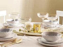 Set di 4 coppe da champagne TOPAZ 450 ml Trasparente