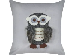 Set di 2 cuscini OPHRYS Velluto 45 x 45 cm Grigio