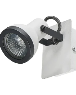 Set di 2 faretti BARO Regolabile Metallo Bianco