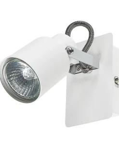 Set di 2 faretti BONTE Regolabile Metallo Bianco