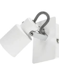 Set di 2 faretti BONTE Regolabile Metallo Bianco