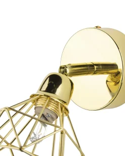 Set di 2 faretti ERMA Regolabile Metallo Oro