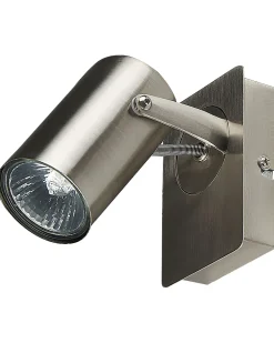 Set di 2 faretti KLIP Regolabile Metallo Argento