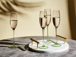 Set di 4 flûte da champagne DIOPSIDE 200 ml Rosa