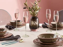 Set di 4 flûte da champagne DIOPSIDE 200 ml Rosa