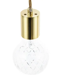 Set di 2 lampadari ANZA Vetro Oro