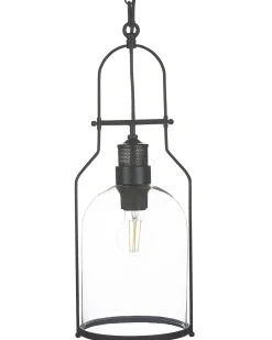 Set di 2 lampadari BASHILO Metallo Nero