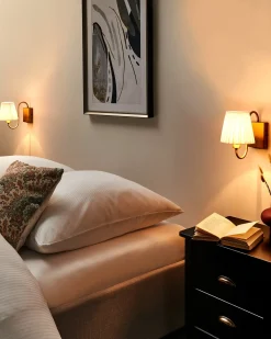 Set di 2 lampade da parete TOLKA Metallo Bianco