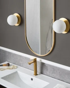 Set di 2 lampade da parete BOUBLE Metallo Oro