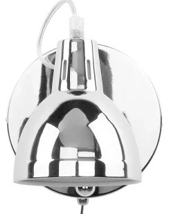 Set di 2 lampade da parete HARRINGTON Regolabile Metallo Argento