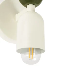 Set di 2 lampade da parete TOPI Metallo Bianco sporco