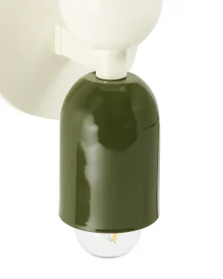 Set di 2 lampade da parete TOPI Metallo Bianco sporco