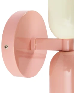 Set di 2 lampade da parete TOPI Metallo Rosa pastello